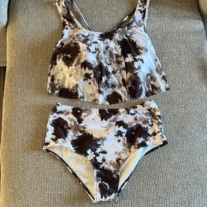 Marbled Tankini NWOT